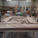 Escalier Frene naturel