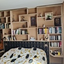 Tête de lit bibliothèque