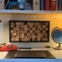 Panneau décoratif avec de la récup