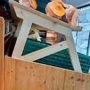 Présentoirs à légumes.