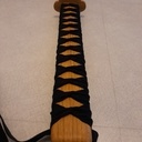 Katana Zenitsu revisité, en chêne