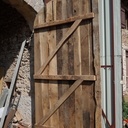 Porte de grange en chêne