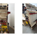Parc complet de serre-joints Bessey (+20 presses) + meuble de rangement mobile sur mesure
