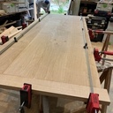 Table chêne & métal