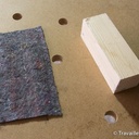 Une brosse pour tableau noir