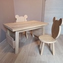 Table et chaises pour bambins
