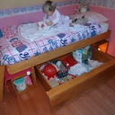 Lit surélevé en lévitation