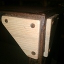 Console d'entrée style industriel