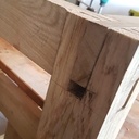 Pieds de tables en chêne