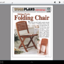 Chaise salon de jardin