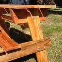 Combi banc demi table pic-nic