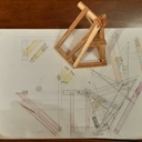 Maquette de raccord de comble (CAP Charpente 2017 - EP2)