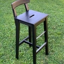 Tabouret de bar Nilsolle IKEA (dossier bas)