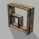 Console bicolore moderne