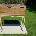 Bureau Secrétaire inspiration "Louis XV - Transition"