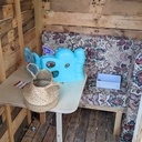 Aménagement intérieur de la cabane