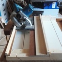 Boîte à onglets pour scie circulaire