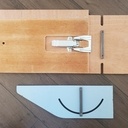 Guide de coupe d'équerre pour rail de guidage ET guide angulaire