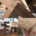 Lampe d’inspiration Japonaise en orme