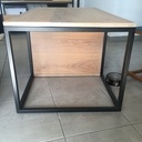 Table basse style industriel