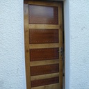 Porte de service de l'atelier