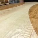 Table ovale deux essences