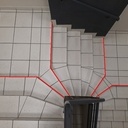 Pour bien comprendre la courbure des marches des escaliers balancés