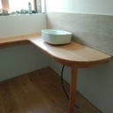 Plan de travail pour ma salle de bain