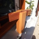 Assemblage menuiserie japonaise trait de Jupiter (Shingiri Daimochi Tsugi)