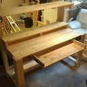 Bureau Informatique en bois de palette