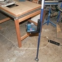 Support laser réglable , à poser au sol, sur perche, ou à accrocher