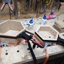 Étagères hexagonale