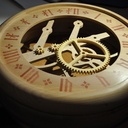 Horloge en bois