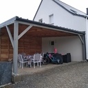 Un abri pour voiture ou autre en queues d'aronde ... aux outils à main