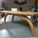 Support d'écran lamellé collé