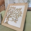 Cadre mural en chêne