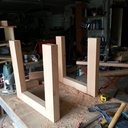 Table basse hetre chene