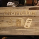 Après collage, avant ponçage