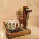 Support rasoir à l’ancienne