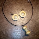 Parure bois et époxy