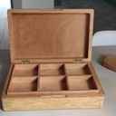 Boite à bijoux en bois de récupération