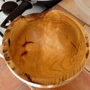 Bol en murier avec  bordure brute