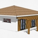 Maison bois et paille