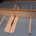 Mini chariot avec butée d’arrêt pour scie sous table