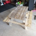 Table de pique nique version enfant