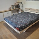 Lit en frêne, 160x200