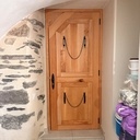 Fabrication d’une porte avec tôle perforée et panneaux amovibles