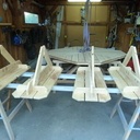 Table terrasse 8 places en acacia