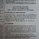 Description Varlope et Riflard