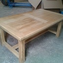 Table basse en chêne